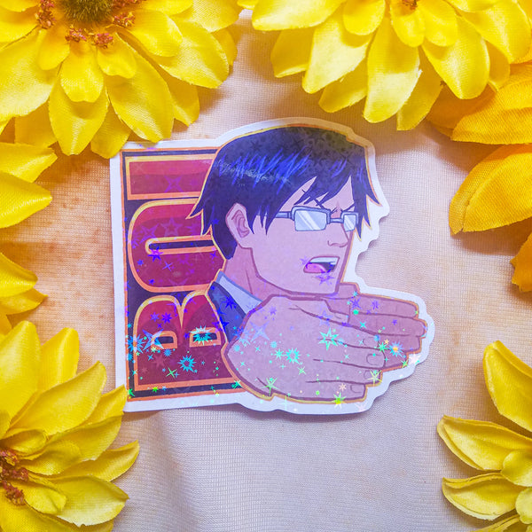 Iida Boi Sticker Holo Large