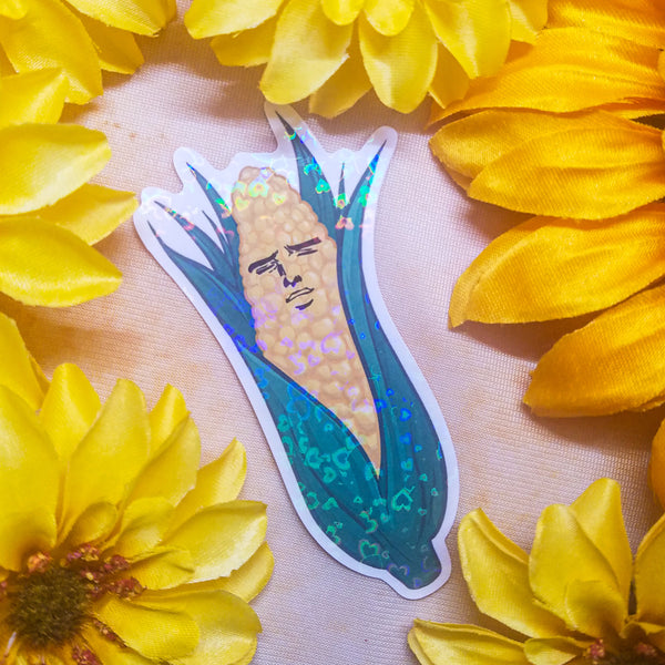 Yaoi Corn Sticker Large
