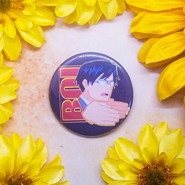 Iida Boi Button Magnet Mirror 2.25" Circle