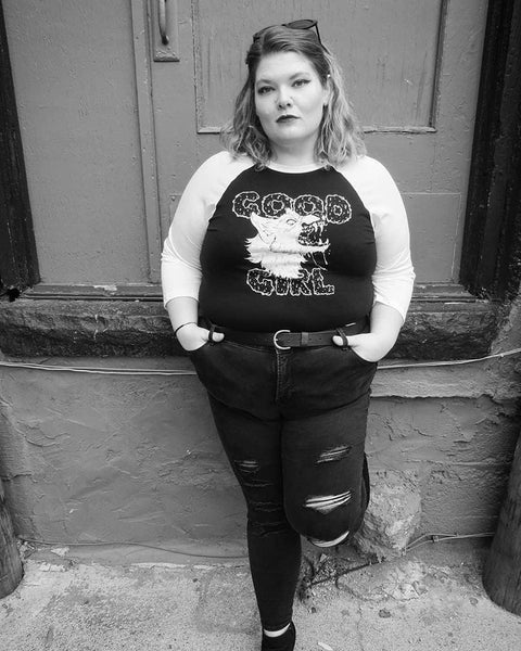 Good Girl Unisex 3/4 Sleeve Baseball Tee