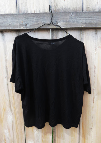 Good Girl Crop Top Ladies Flowy Boxy Tee