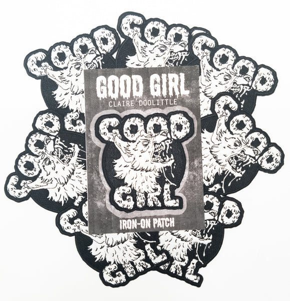 Good Girl Iron-On Patch Embroidered 3.5" x 3.3"