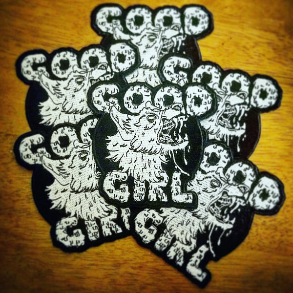Good Girl Iron-On Patch Embroidered 3.5" x 3.3"
