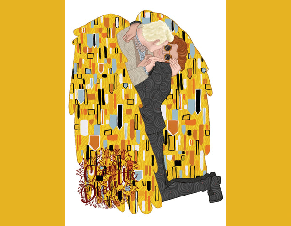 Good Omens The Kiss Print 5 x 7 and 11 x 14