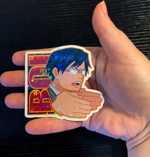 Iida Boi Sticker Holo Large