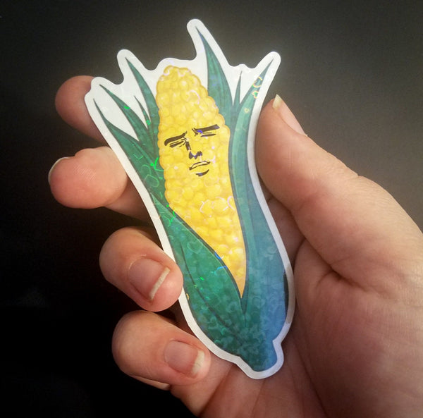 Yaoi Corn Sticker Large