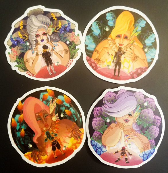 BOTW Great Fairy Sticker Pack (Set of 4)