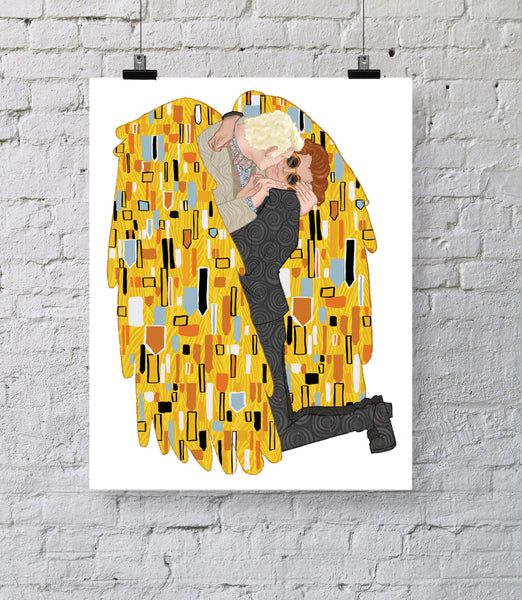 Good Omens The Kiss Print 5 x 7 and 11 x 14