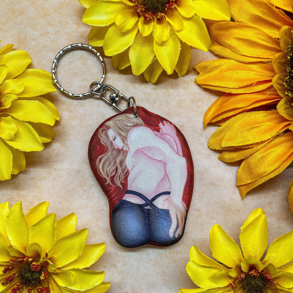 Alucard ASSlevania Booty Keychain 3D Mini Mousepad