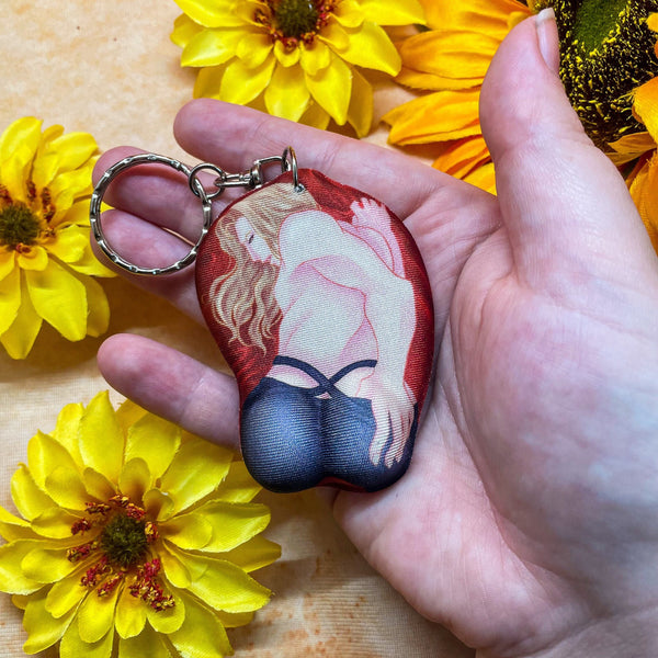 Alucard ASSlevania Booty Keychain 3D Mini Mousepad