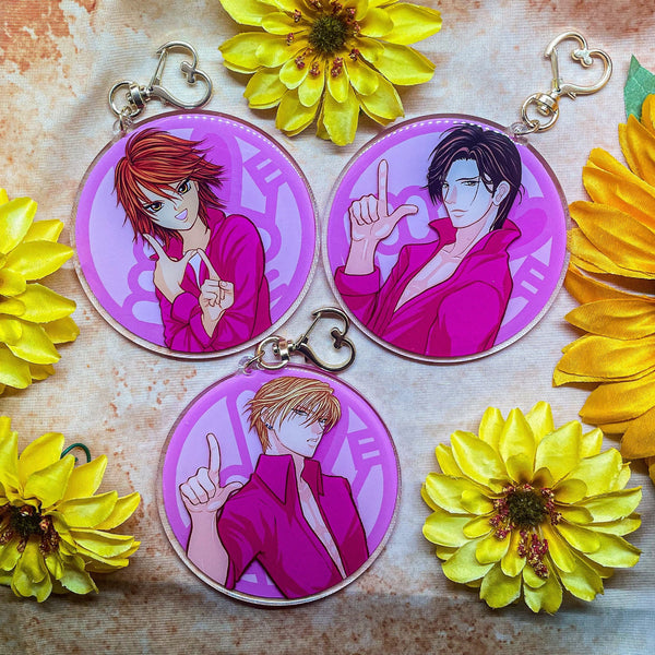 Skip Beat! Anime Characters 3D Acrylic Charm Set