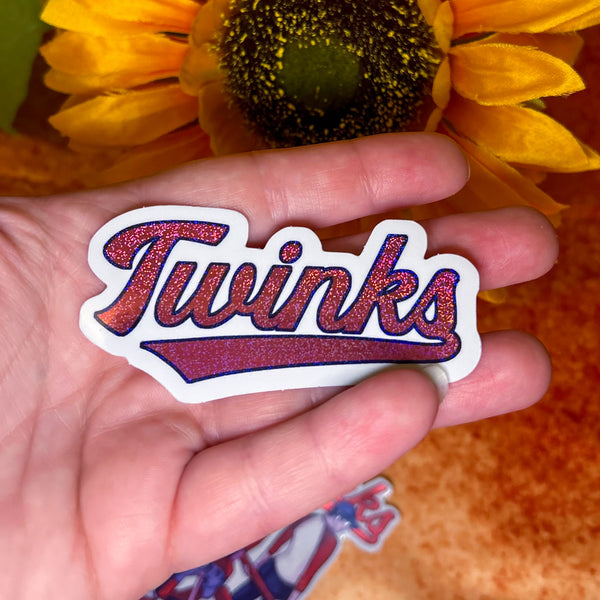 Twinks Glitter Vinyl Stickers