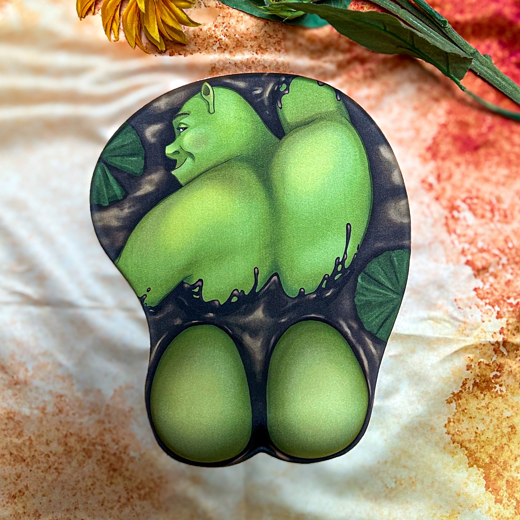 Shrexy Swamp Ass Booty 3D Mousepad