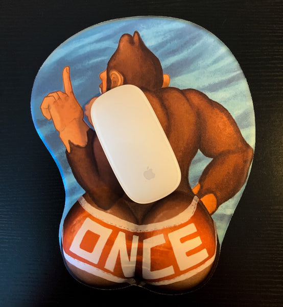 Donkey Kong ONCE Booty 3D Mousepad