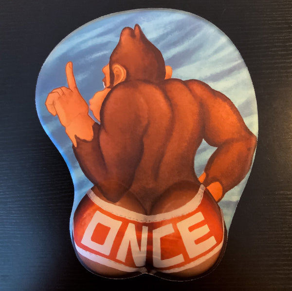 Donkey Kong ONCE Booty 3D Mousepad
