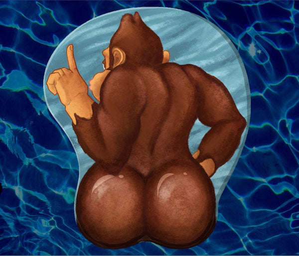 Donkey Kong ONCE Naked Booty Edition 3D Mousepad