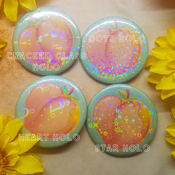 Thank You My Friends Pizza ありがとう 友 よ Button Magnet Mirror 2.25" Circle