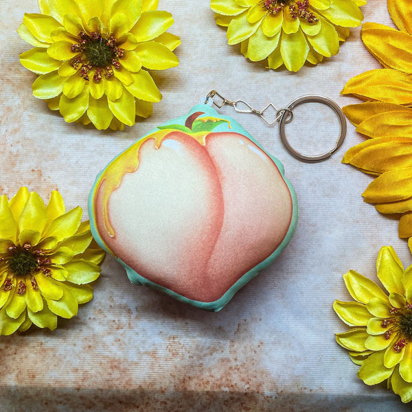 Just Peachy Acrylic and Pillow Charms